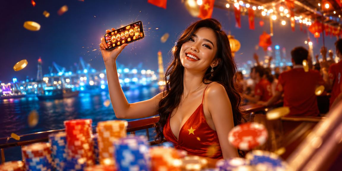 Người chơi tại chợ đêm Hải Phòng theo dõi cá cược trên điện thoại