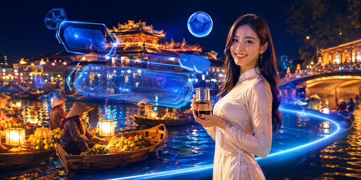 Bạn trẻ tại quán cà phê Huế thử game mới và esports qua điện thoại